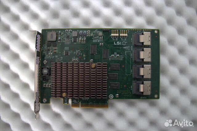 Контроллер LSI SAS 9201-16i 6Gbps HBA на 16 HDD