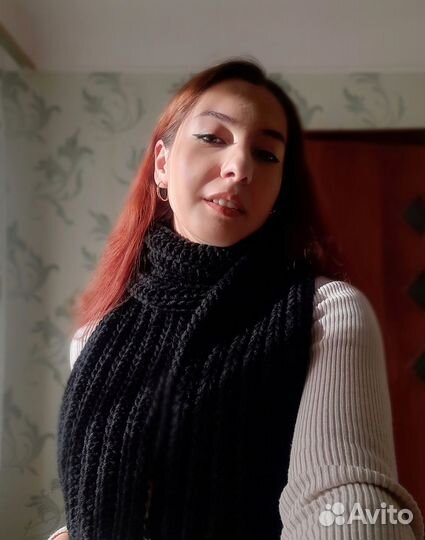 Вязаный шарф на заказ