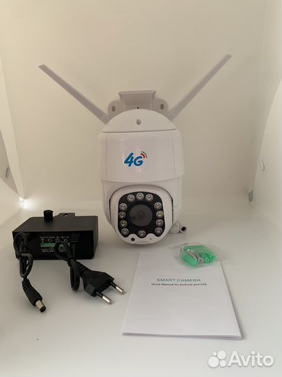 Камера видеонаблюдения 4G с инфрокрасной сьемкой