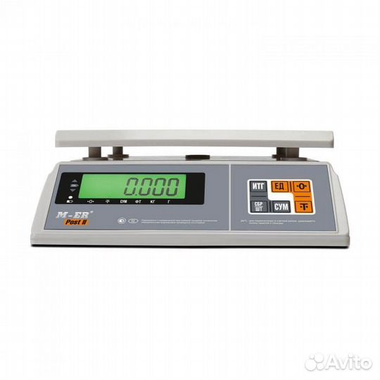 Весы порционные M-ER 326 FU-15.1 LCD без АКБ