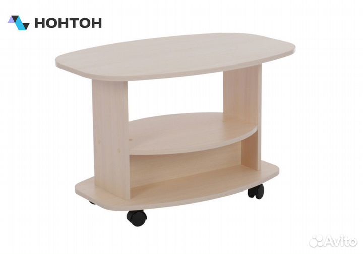 Журнальный стол Лидер дуб млечный