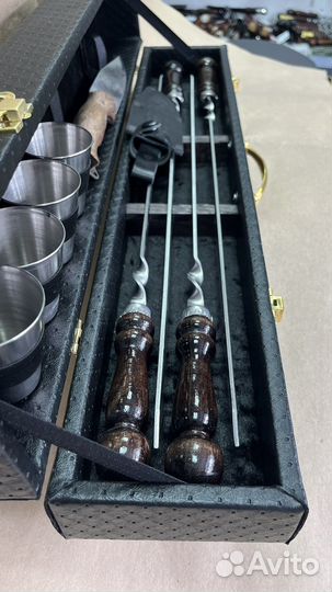 Шампуры подарок набор в чехле или кейсе