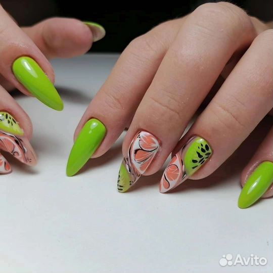 Маникюр(наращивание)