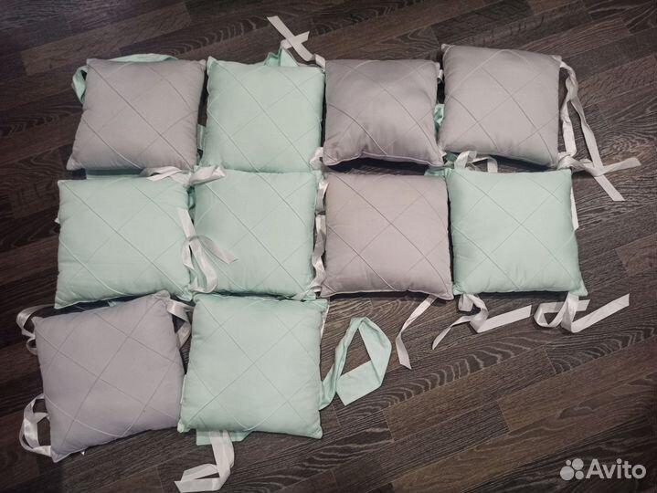 Подушки бортики для кроватки малыша