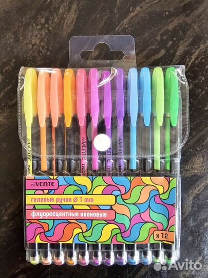 Гелеевые ручки 12 шт