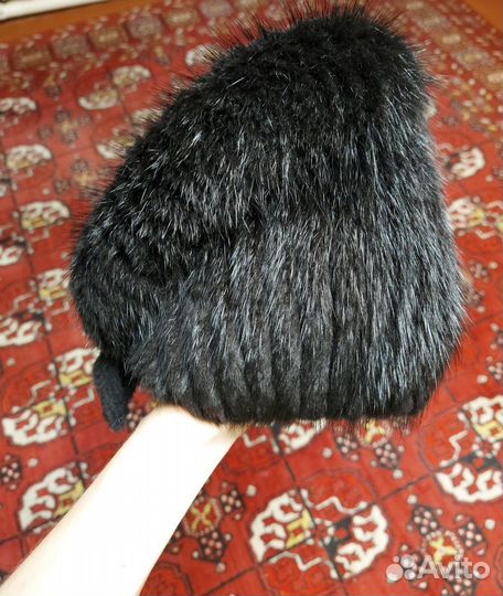 Шапка норковая женская
