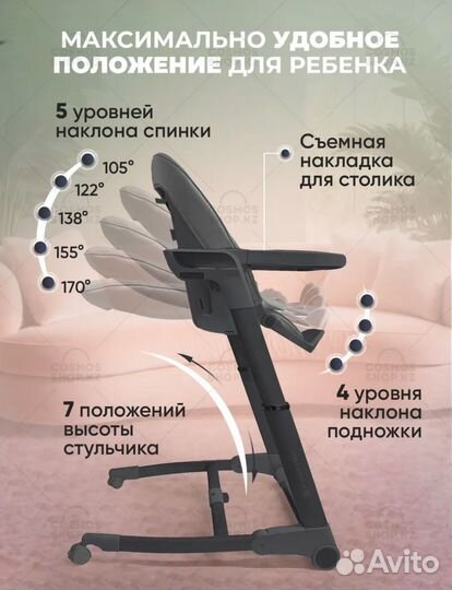 Стульчик для кормления 3в1