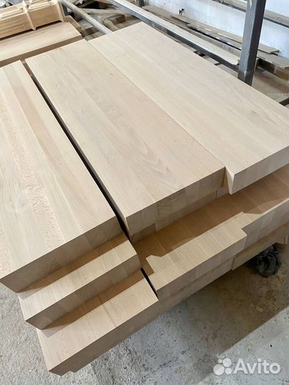 Ступень из Бука срощенная 40*300*1000