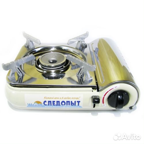 Плита наст. газовая Следопыт Weeny, нерж. сталь (P
