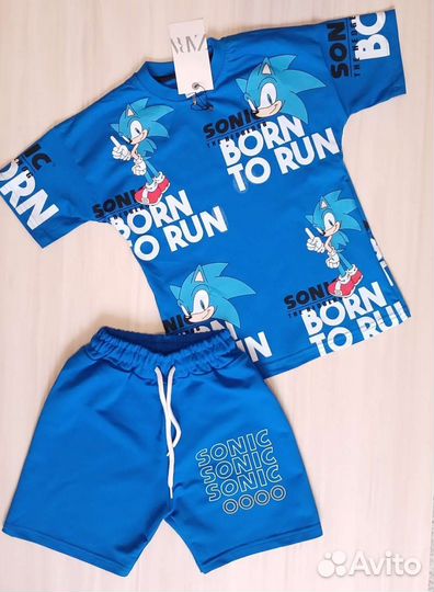 Костюм, ветровка, штаны, футболка