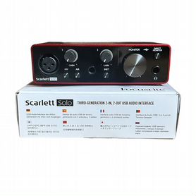 Звуковая карта Focusrite Scarlett Solo 3rd gen