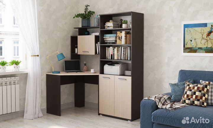 Письменный стол угловой пкс-8 Венге / дуб белфорт