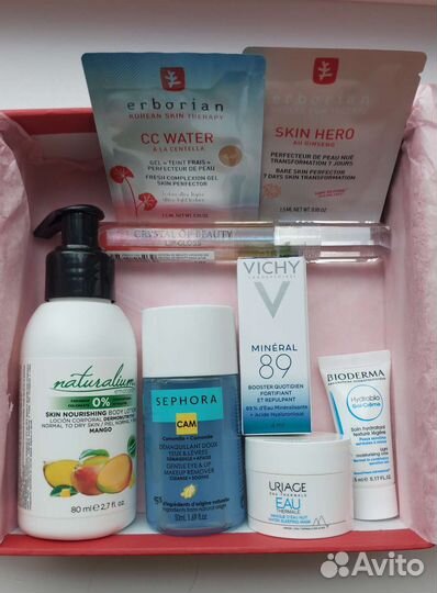 Набор косметики Vichy, Uriage, Erborian, Bioderma