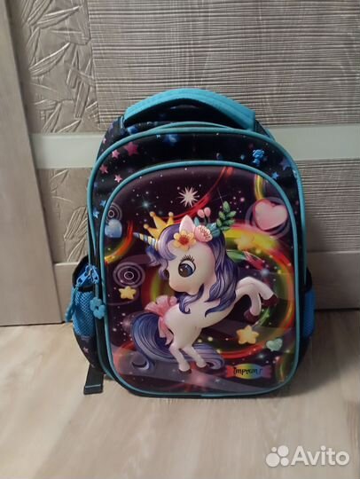 Школьный рюкзак для девочки бу