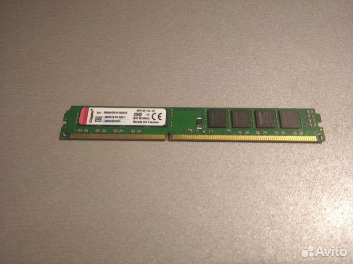 Оперативная память ddr 1x8 gb kingston
