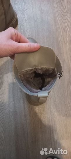 Зимние ботинки натуральная кожа 39 размер