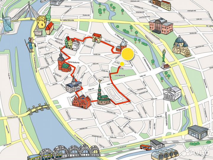 Экскурсия — Рига — Ежедневная Прогулка По Риге