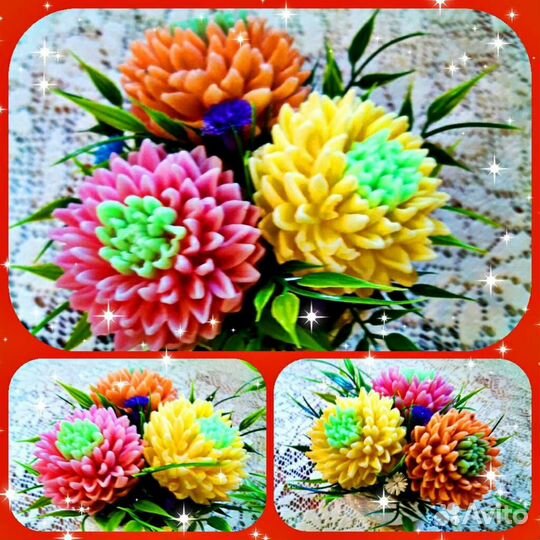 Мыло ручной работы букеты