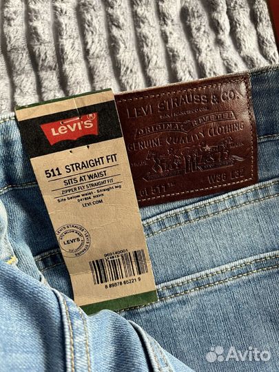 Джинсы levis 511 slim
