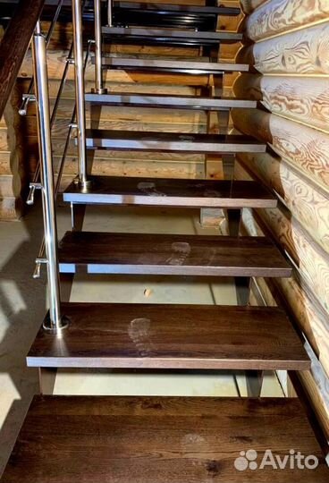 Облицовка бетонных лестниц