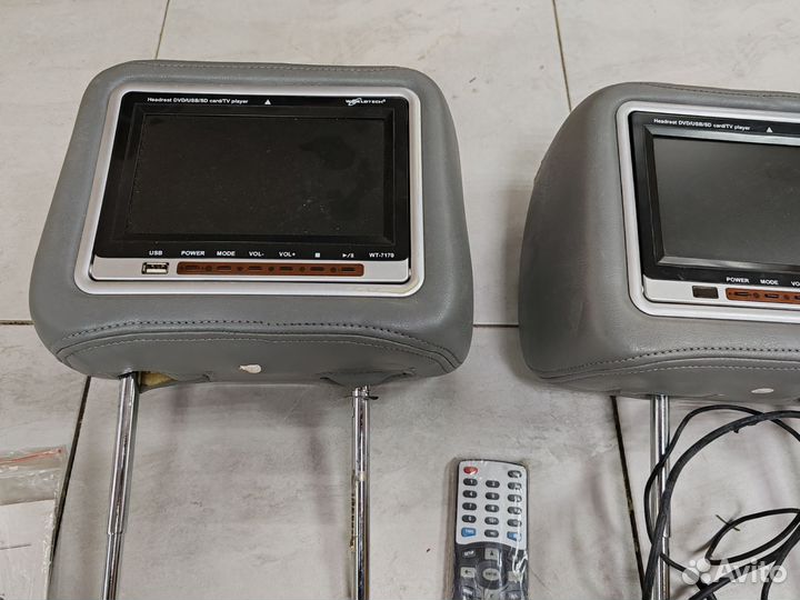 Подголовники с монитором