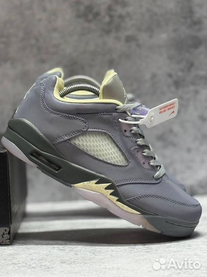 Кроссовки Nike PSG x Air Jordan 5 Low (Арт.71078)