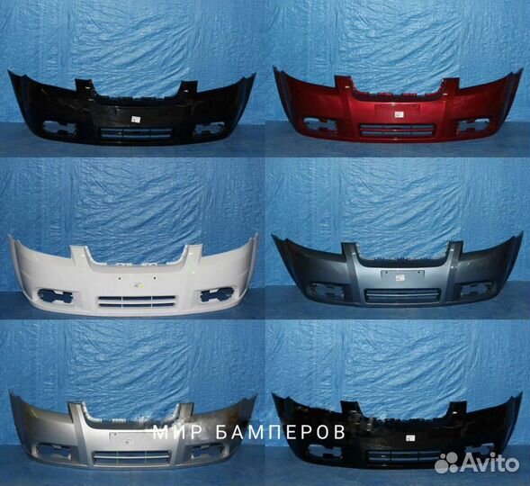 Бампер Шевролет Авео Т 250 в цвет кузова