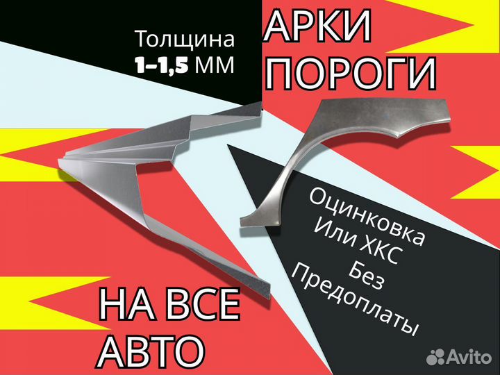 Ремонтные арки Geely MK