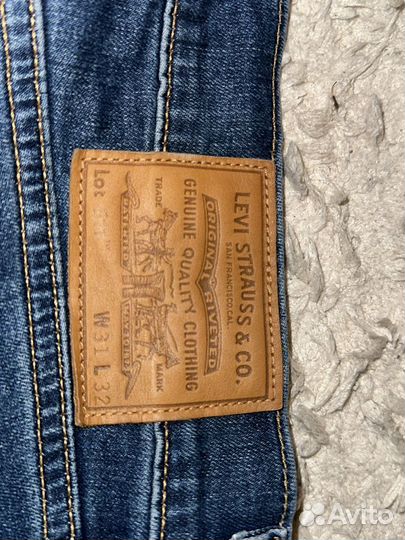 Джинсы levis 511 темно синие оригинал