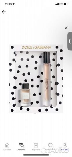 Dolce gabbana парфюмерия оригинал
