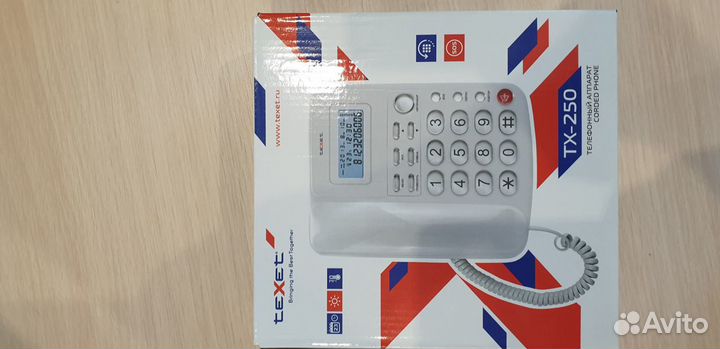 Телефон teXet TX-250 White