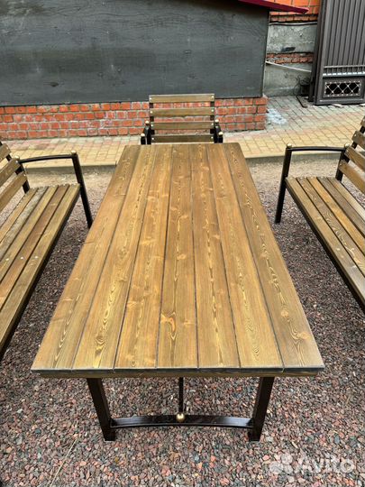 Скамейка, садовая мебель 2 метра