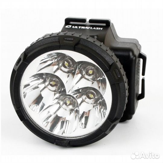 Фонарь налобный Ultraflash LED5365 черный