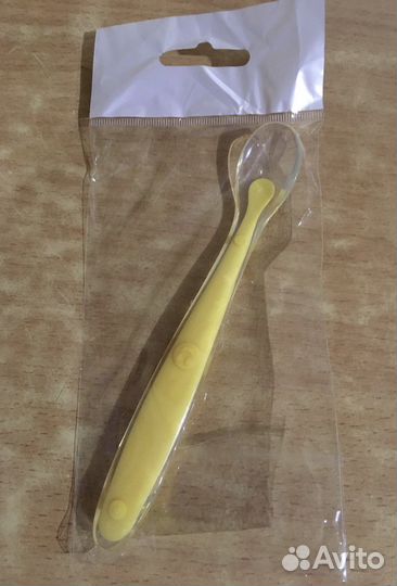 Ложка силиконовая детская