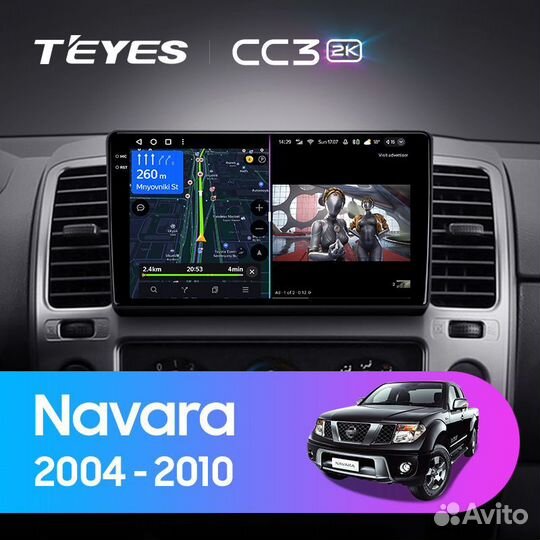 Автомагнитола Nissan Navara Teyes CC3 2k 4/32