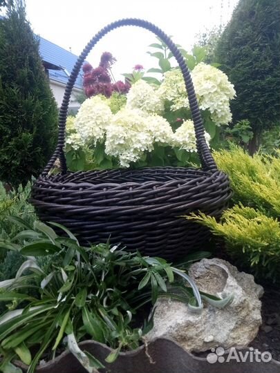 Кашпо из ротанга