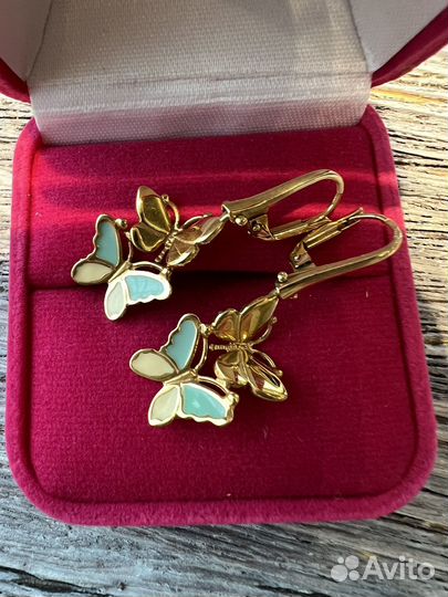 Золотые серьги