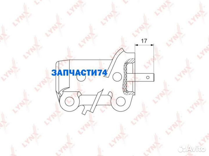 Натяжитель ремня грм,lynxauto