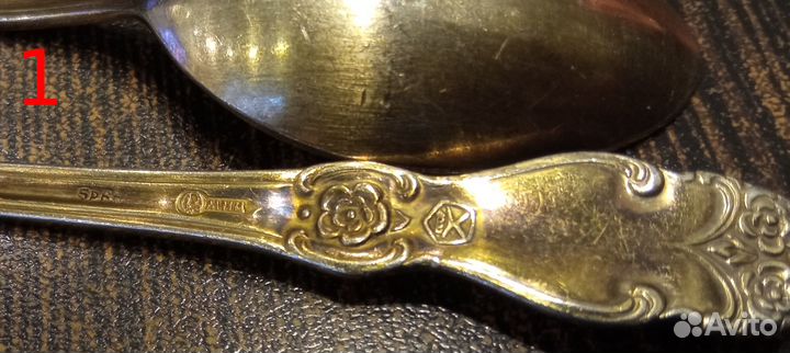 Чайные ложки СССР (Кольчугино и Орджоникидзе)