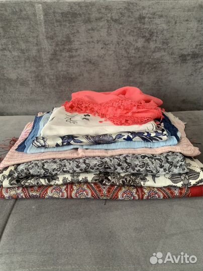 Шарфы и палантины пакетом