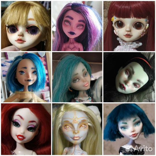 Ооак на куклах monster high, ever after high