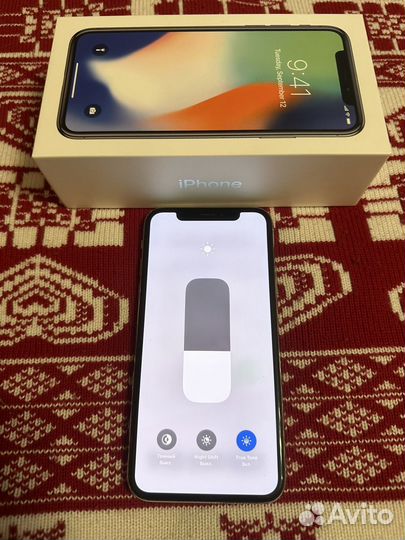 iPhone X 64 Silver 100 батарея