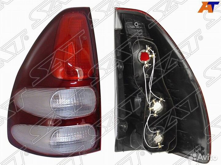 Фонарь задний toyota land cruiser prado 02-09 LH S