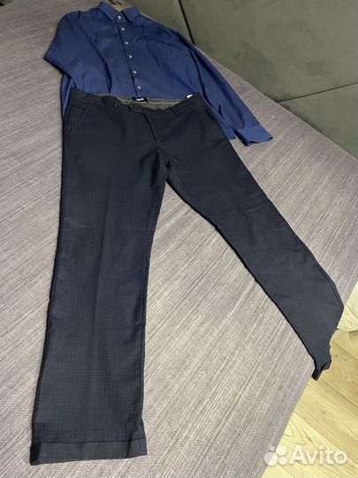 Рубашка, брюки, свитер