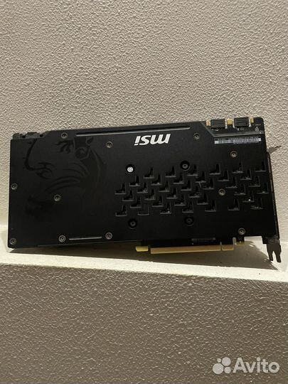 Видеокарта GTX 1080 8GB MSI Gaming X