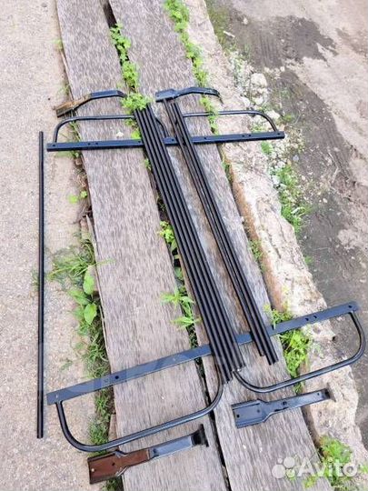 Багажник 2121 двухопорный с увеличенной корзиной