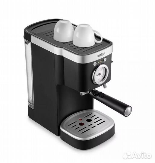 Рожковая кофеварка Kitfort кт-788 Black