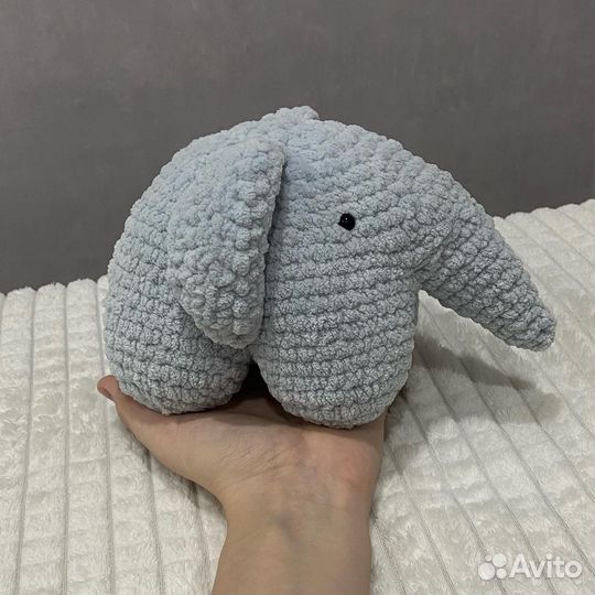 Plush baby elephant