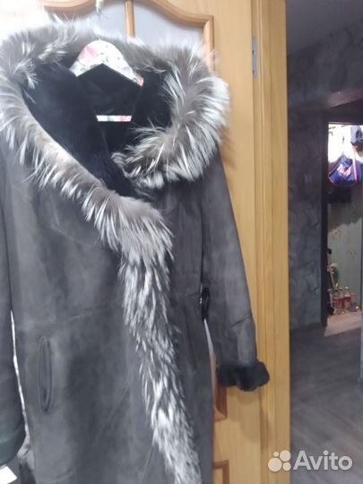 Дубленка женская зимняя