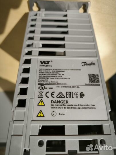 Преобразователь частоты Danfoss FC-102 3.0kW